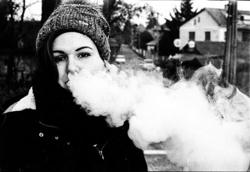 Girl smoking