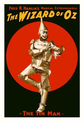 Poster of tin man from Wizard of Oz